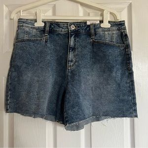 INC Denim Jean Shorts Size 14 NWT
